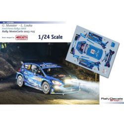 Grégoire Munster - Ford Fiesta Rally2 MKII - Rally MonteCarlo 2023