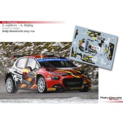 Stephane Lefebvre - Citroen C3 Rally2 - Rally MonteCarlo 2023