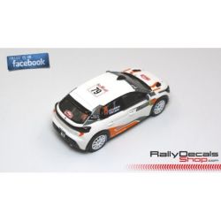 Peugeot 208 Rally 4 - Thibault Lefebvre - Rally MonteCarlo 2021