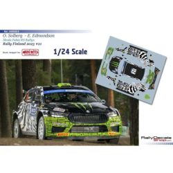 Oliver Solberg - Skoda Fabia RS Rally 2 - Rally Finland 2023