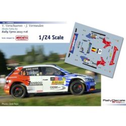 Vincent Verschueren - Skoda Fabia R5 - Rally Ypres 2023