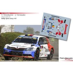 Vincent Verschueren - Skoda Fabia R5 - Rally Ypres 2023