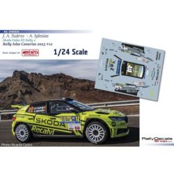 José Antonio Suárez - Skoda Fabia RS Rally2 - Rally Islas Canarias 2023