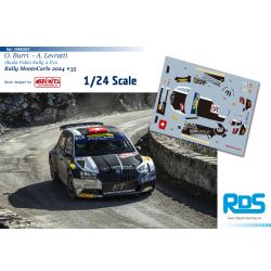 Olivier Burri - Skoda Fabia Rally 2 Evo - Rally MonteCarlo 2024