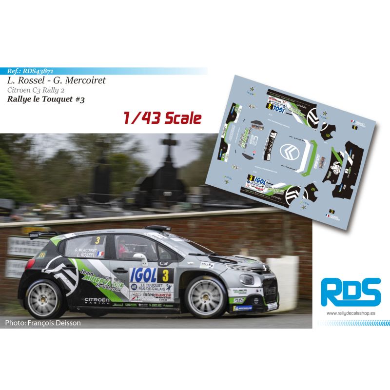 Léo Rossel - Citroen C3 Rally 2 - Rally Le Touquet 2024