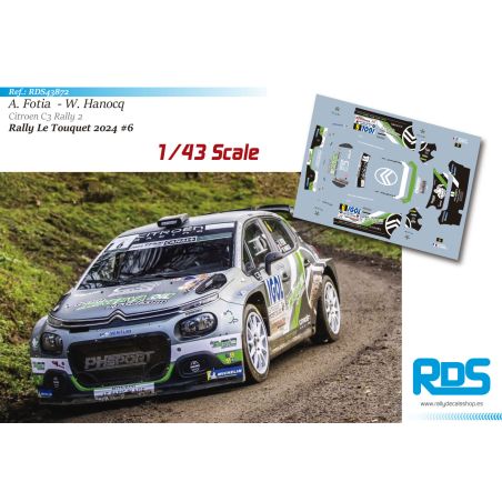 Anthony Fotia - Citroen C3 Rally 2 - Rally Le Touquet 2024