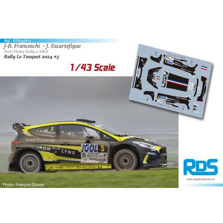 Jean-Baptiste Franceschi - Ford Fiesta Rally 2 MKII - Rally Le Touquet 2024
