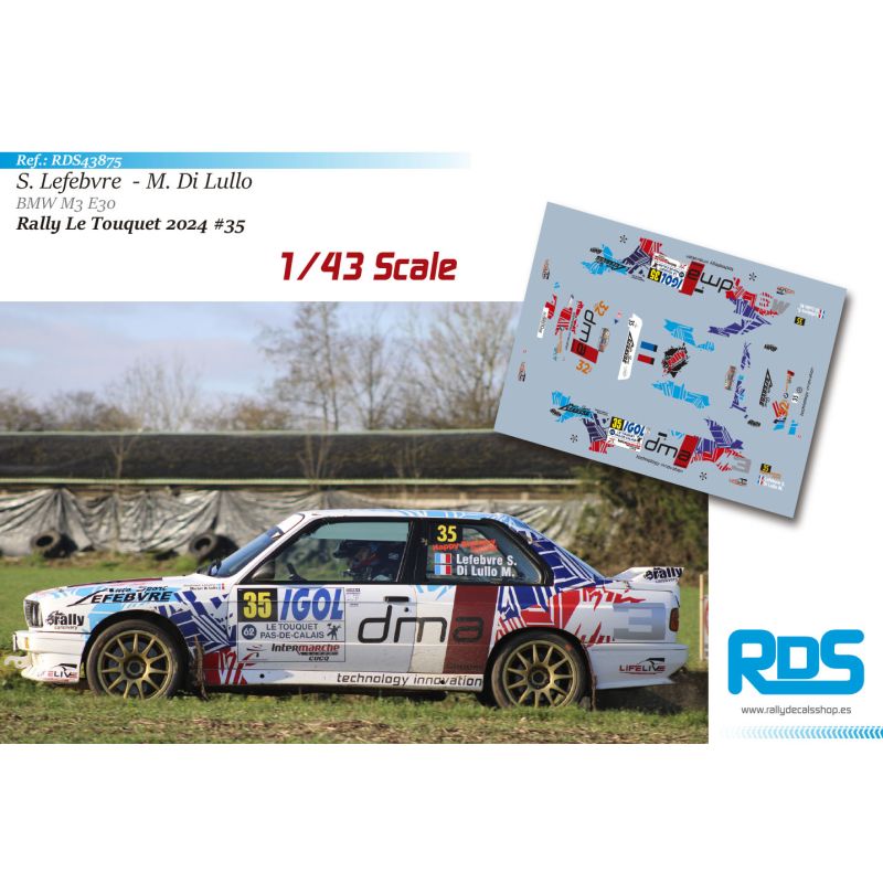 Stéphane Lefebvre - BMW M3 E30 - Rally Le Touquet 2024