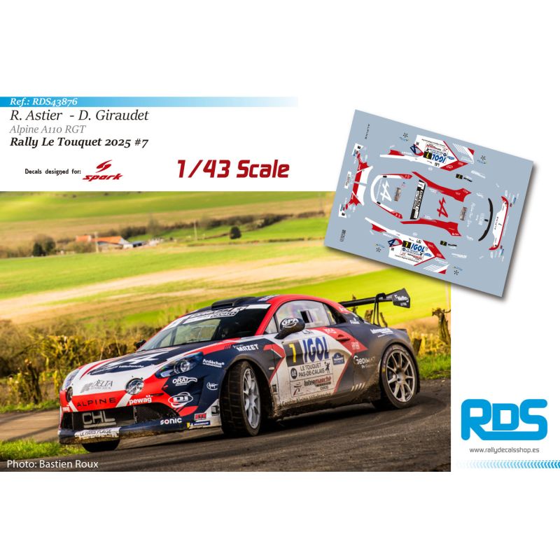 Raphaël Astier - Alpine A110 RGT - Rally Le Touquet 2024